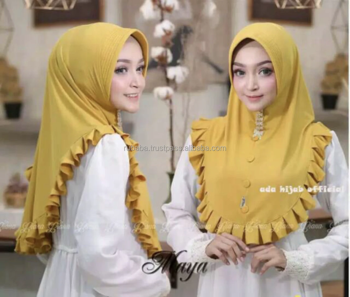 HIJAB INSTANT Новый BERGO KHIMAR с супер JILBAB DESINGE вирусный хиджаб