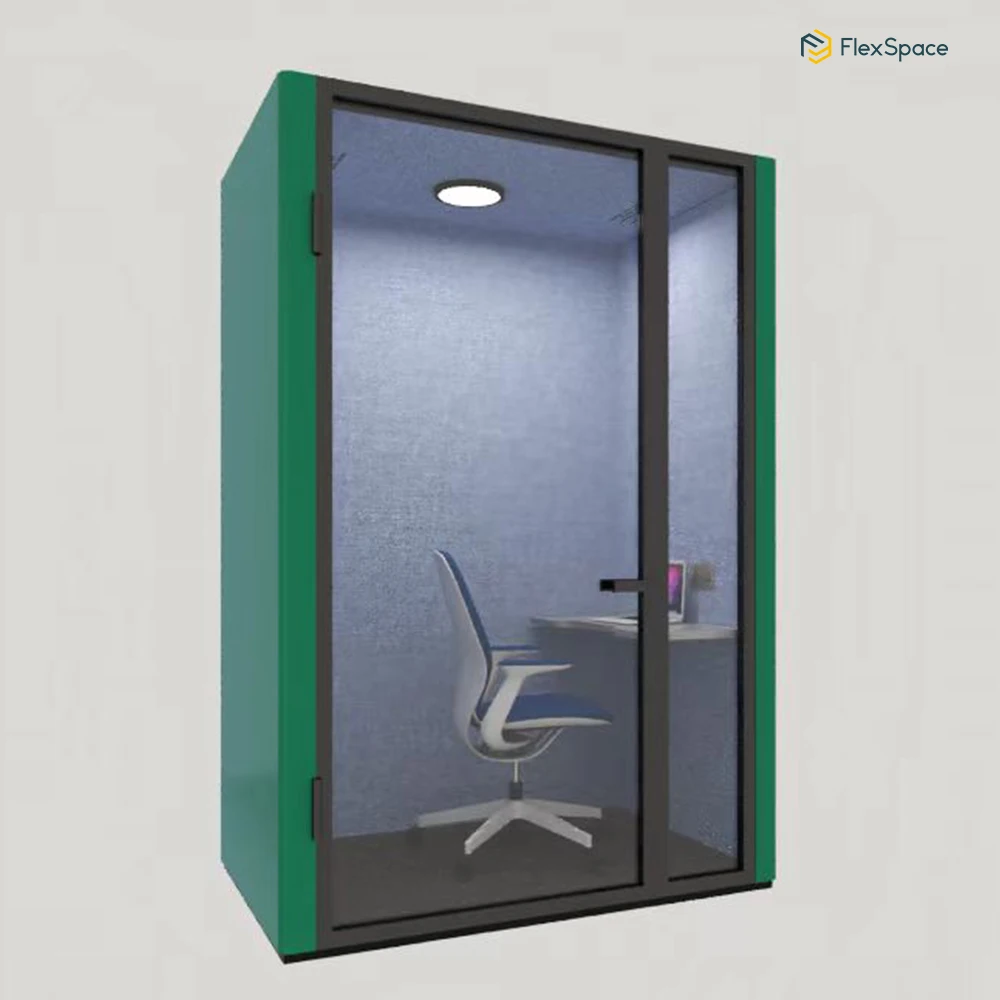 Flexspace 2024 new office pods Single sound proof office pod soundproof focus room phone booth with ce