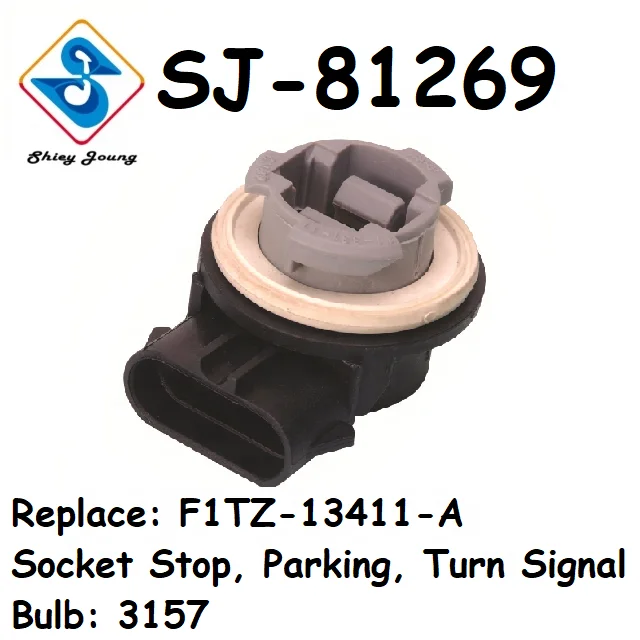 4399900 88860571 LS171 3157 Bulb Socket Auto Stop Tail Park Turn Double Contact Lamp Socket