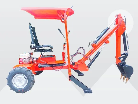 Top trending Mini Backhoe 10 HP Diesel Engine Stand Type Excavators manufacturing from india with best selling price