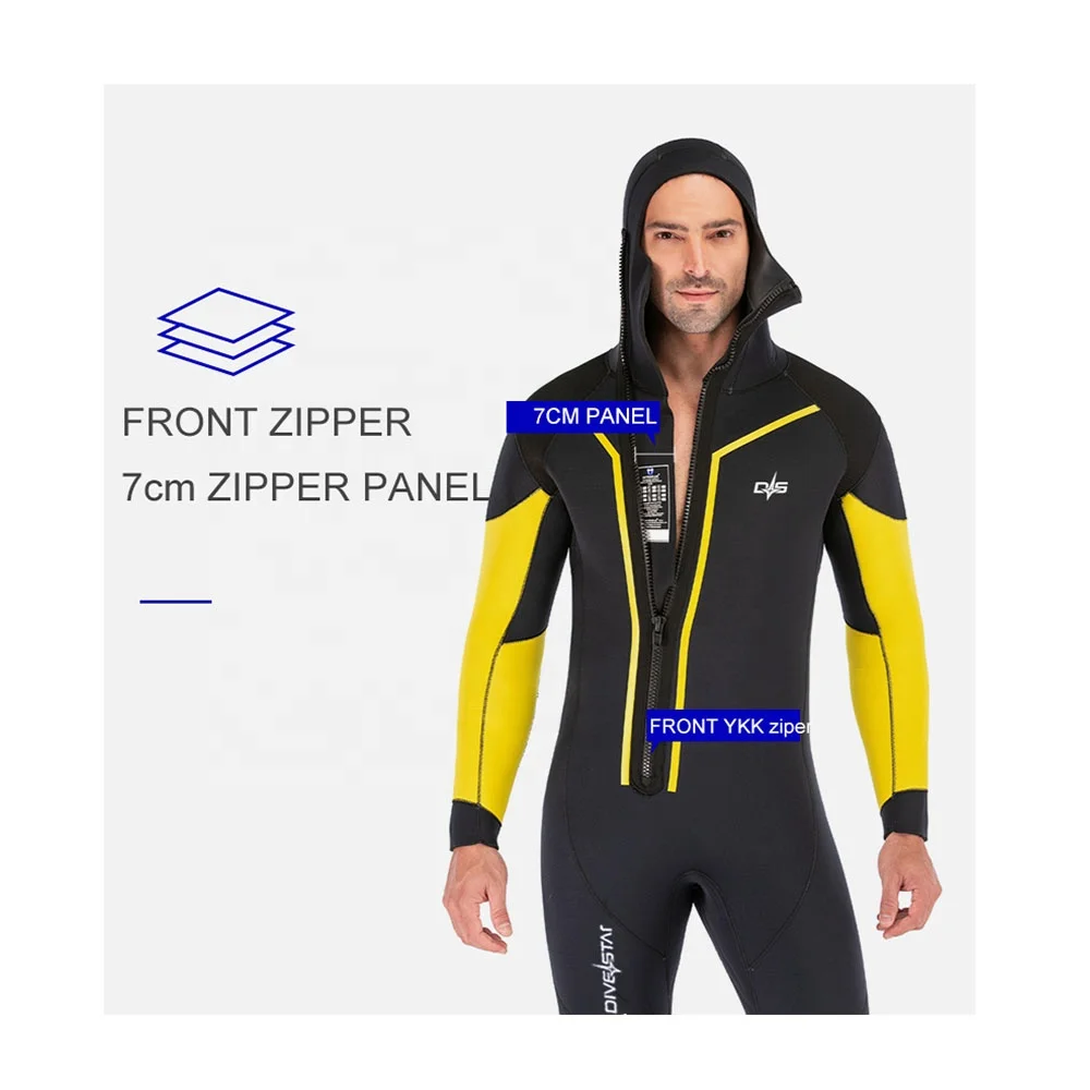 Professional 7mm Swim Wetsuits Men Diving Suit Split Scuba Snorkel Swimsuit Spearfishing Surfing