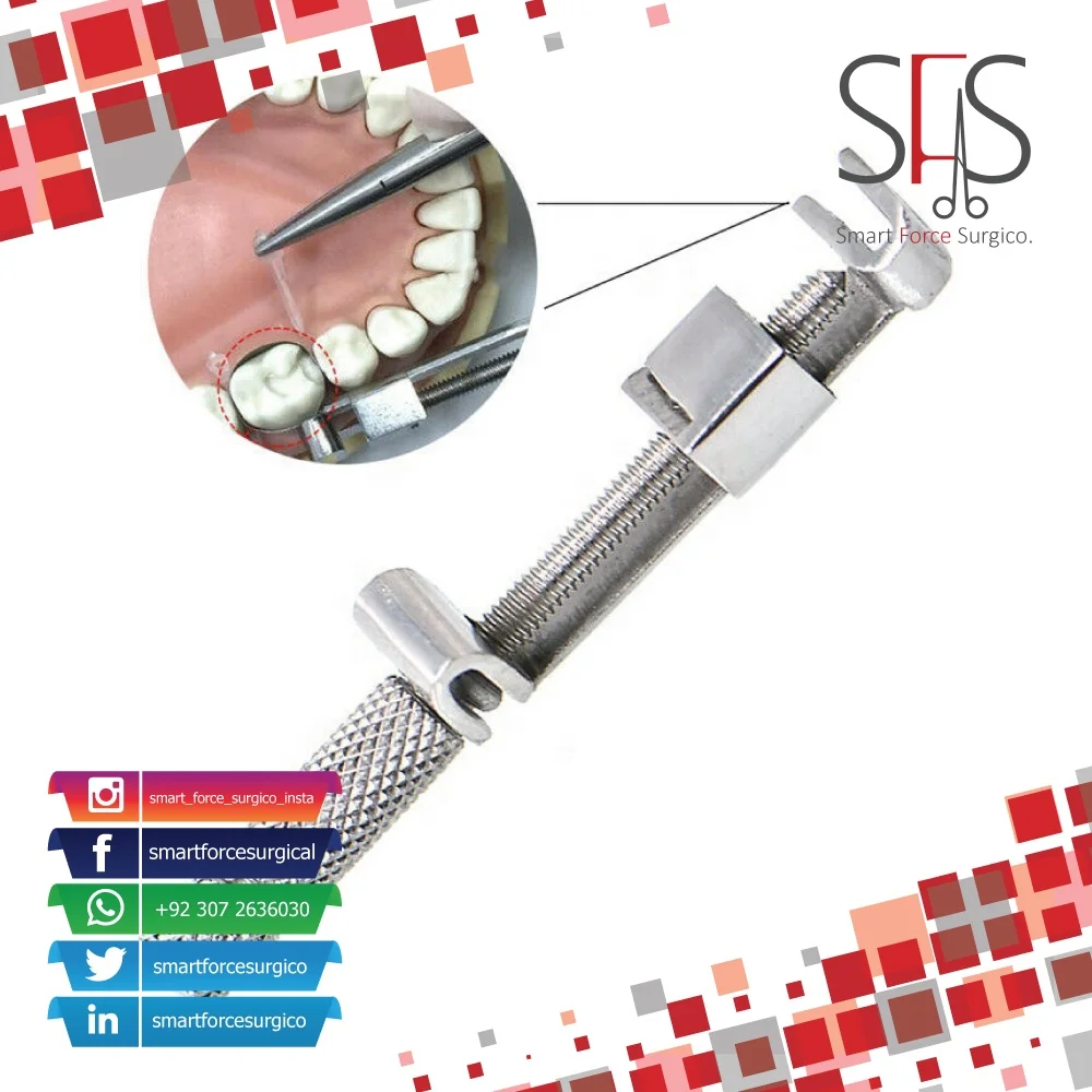 Dental Tofflemire Senior | Matrix Retainer | Stainless Steel Molding Film Clip