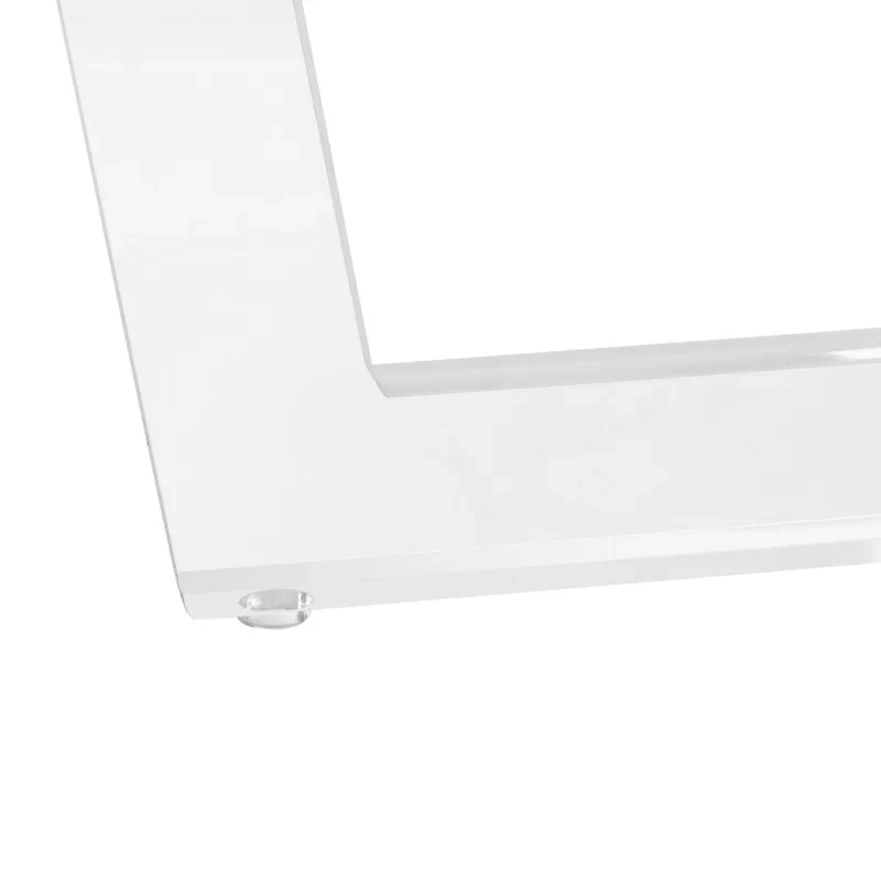 Popular Modern Living Room Hotel Transparent Acrylic Furniture Rectangle Glass Top Lucite Acrylic Coffee Side Center Table