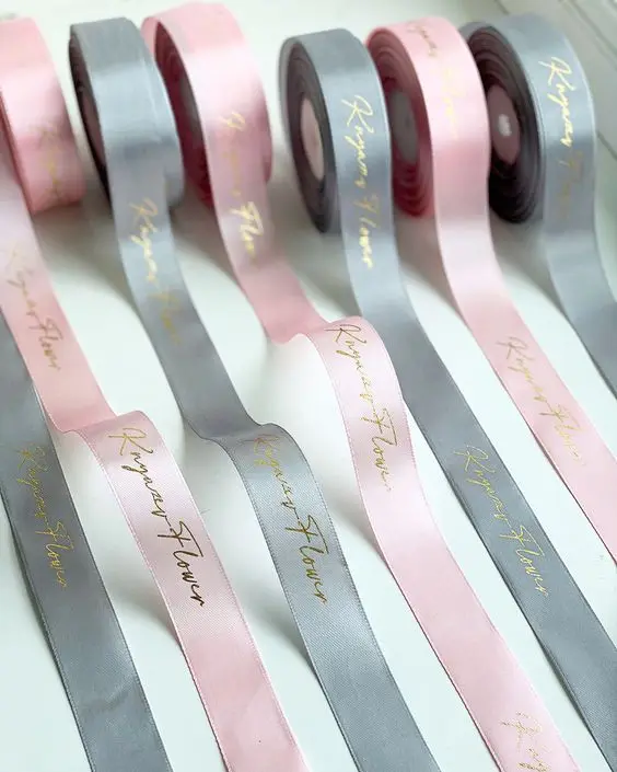 MORI Custom Printed Merry Christmas 9/16/25MM Width Polyester Fabric Grosgrain Satin christmas Ribbons Roll For Christmas Decor