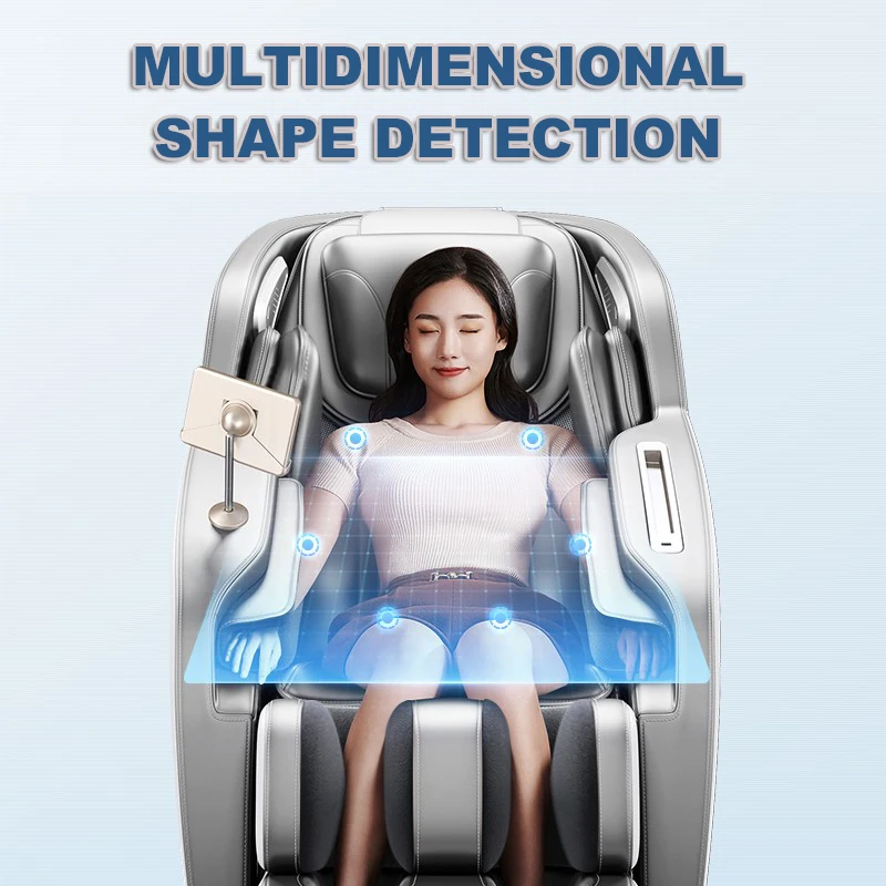 Персональное здоровье оптовая продажа роскошный полноразмерный массажный стул Sl Track 4D с нулевой гравитацией