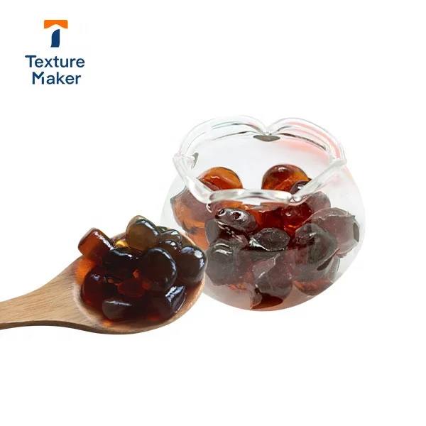 Специализированная покупка фруктов Конжак кофейные желейные шарики конфеты хорошего качества-коричневый сахар (rts)
