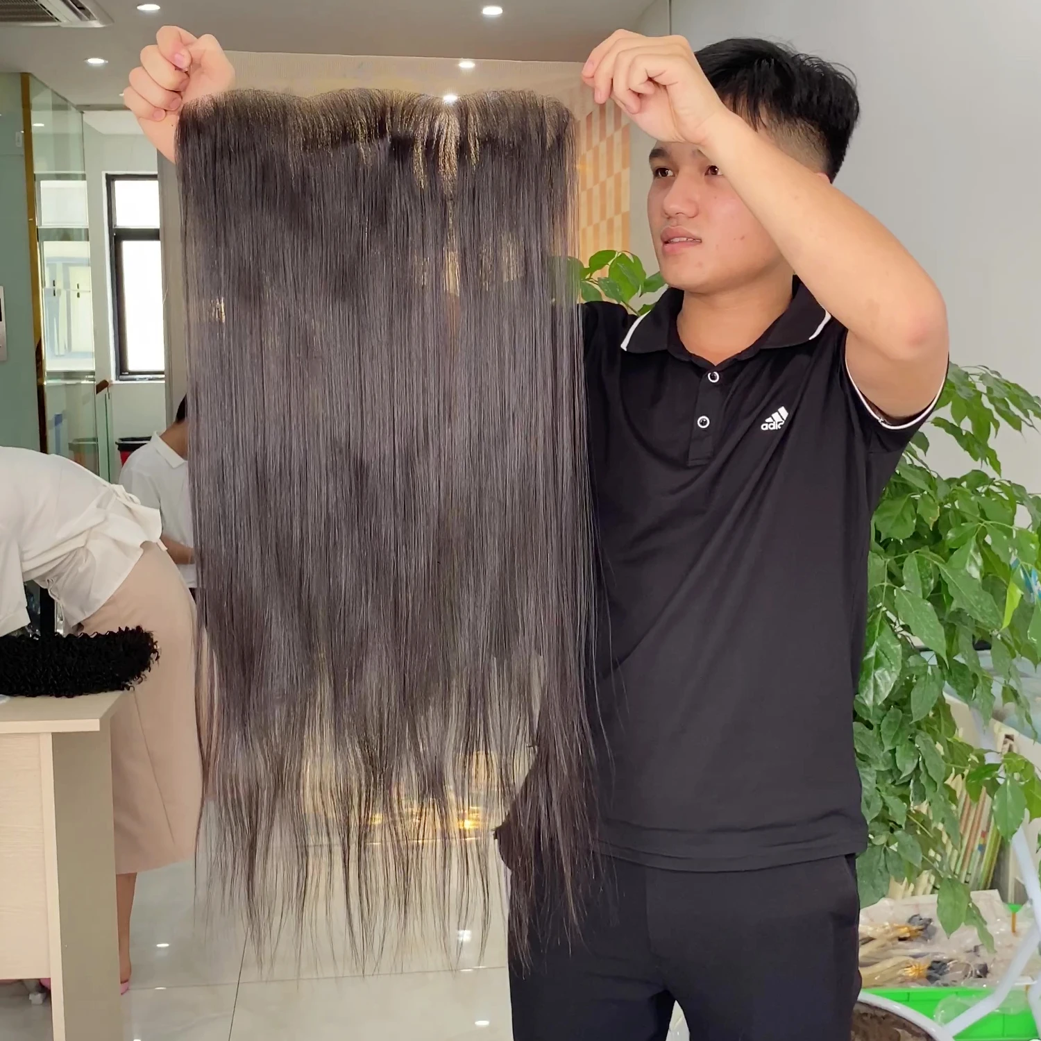 Best Quality Raw Hair Bundles With Lace Frontal Factory Price Hair Extensions 100% Raw Vietnamese Hair