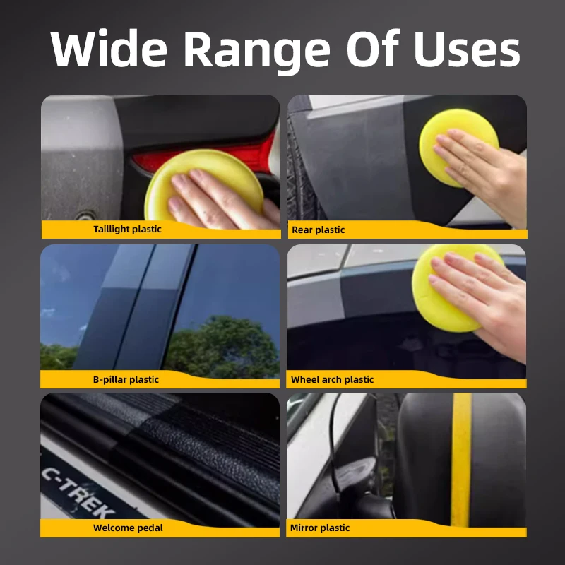 KD-044 KEEDIN Car Plastic Parts Crystal Coating Black Plastic Restorer Auto Cleaner Refurbish Rubber Agent