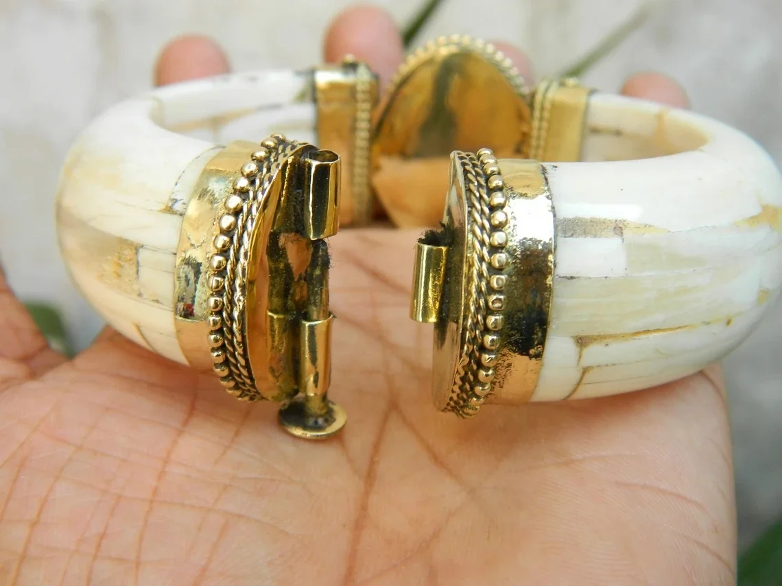 Хит продаж винтажные браслеты-манжеты с камнями из смолы или античный браслет ручной работы ювелирные изделия в богемном стиле