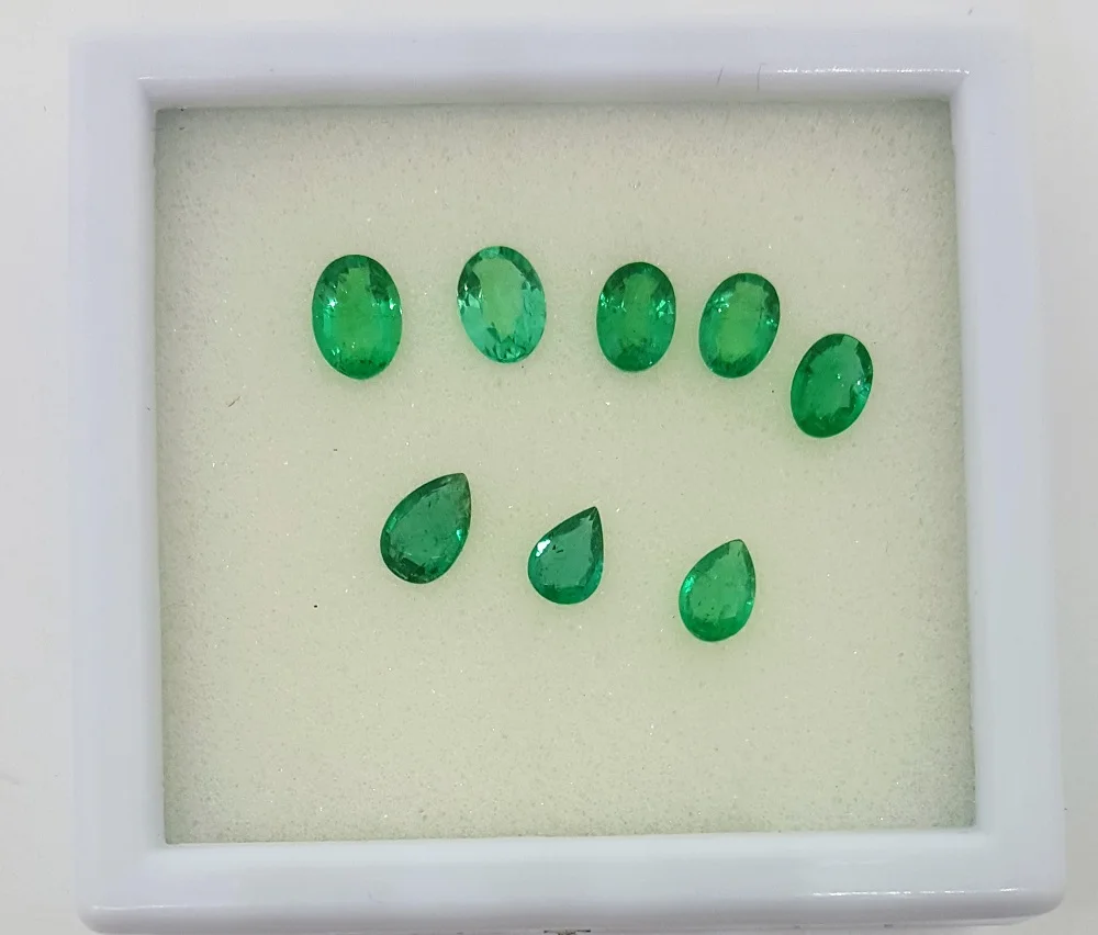 High Quality Emerald 6x4 Oval Pears Best Price Directly from Factory Maker Natural Fine Diamonds Gemstones for Wholesale Buyers