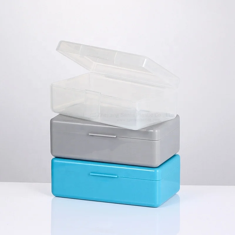 Factory Direct Plastic Packaging Box Small Hinged Plastic Box with Different Styles
