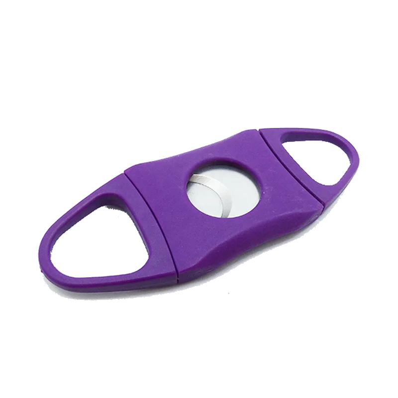 Hot Selling Good Quality Plastic Double Blades Double Grips Cigar Cutter