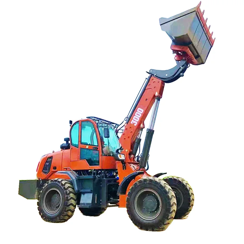 Mini 3 Ton Telescopic Boom Wheel Loader Efficient Compact 4x4 4x4 with Unique Features for Retail Industries