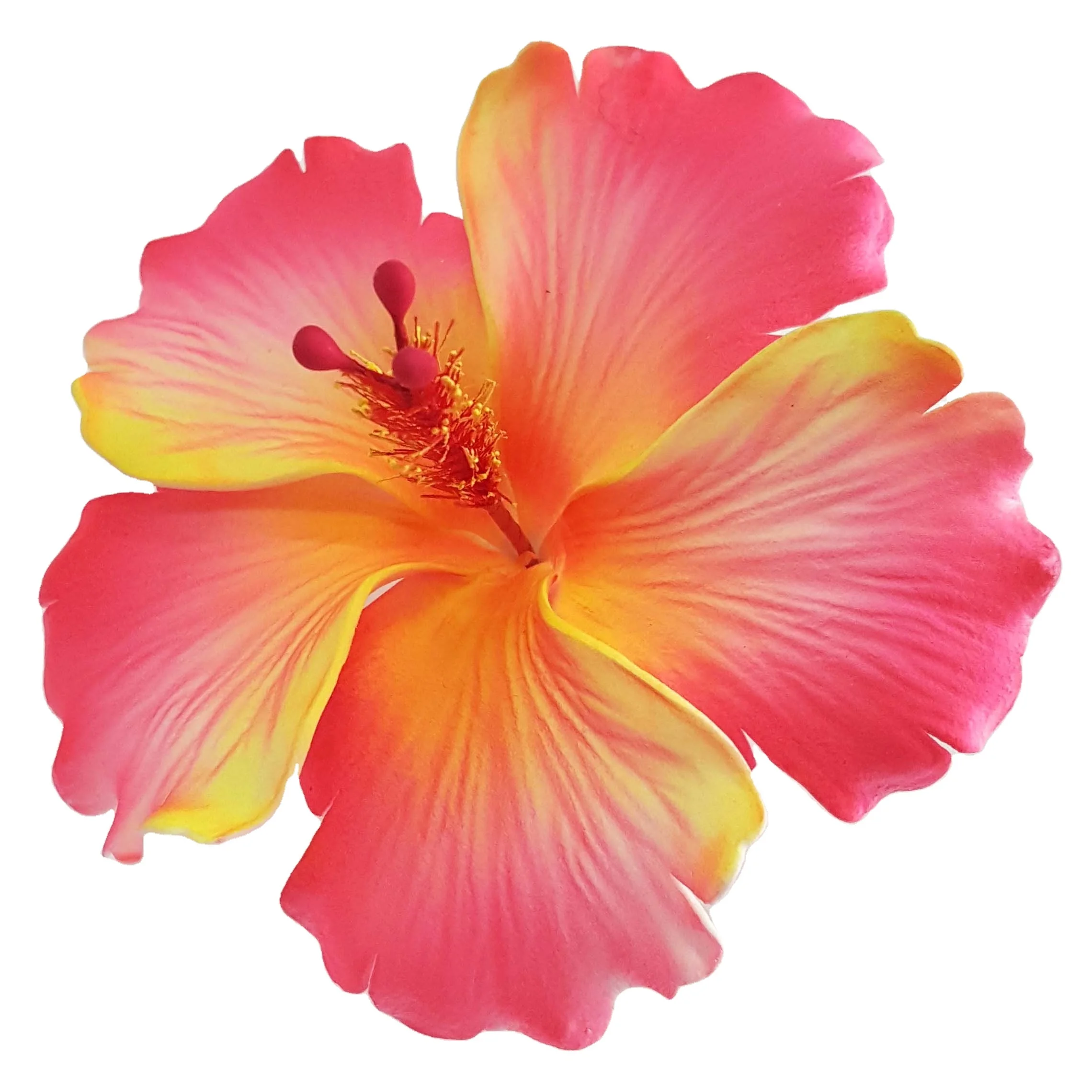 Hot Selling of All Time  Fashion Accessories Handmade EVA foam hawaiian hibiscus flower with special/Unique tattoo pattern print