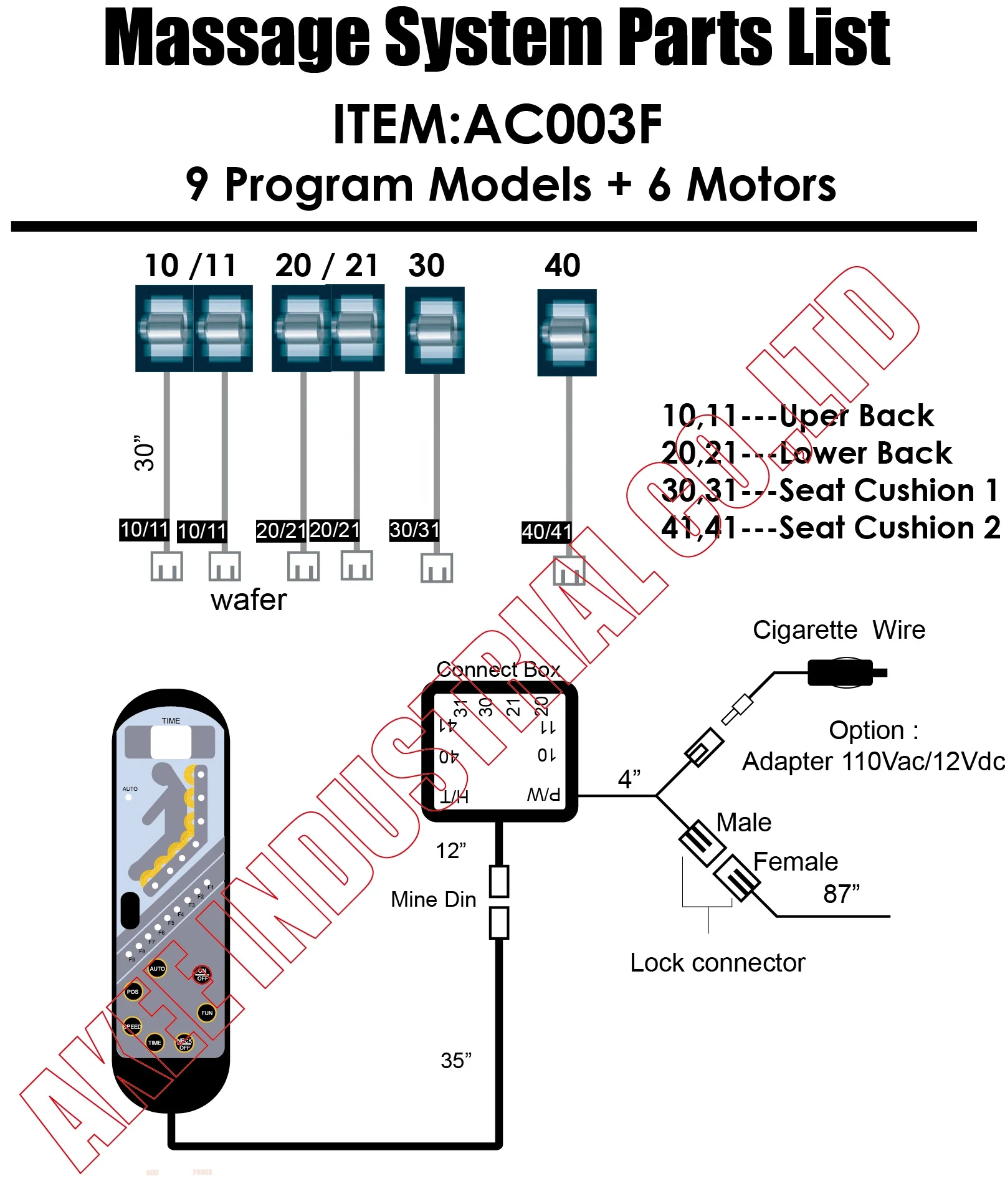 luxury auto massager other spare parts multifunction ergonomic seat adjustment pneumatic suitable design | vehicle accessories