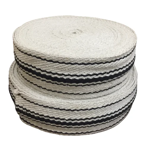 Customized High Strength Cotton Niwar Tape for Tent Tarpaulin 20 25 32 38 50 mm Organic Cotton Canvas Webbing For Belts Bags