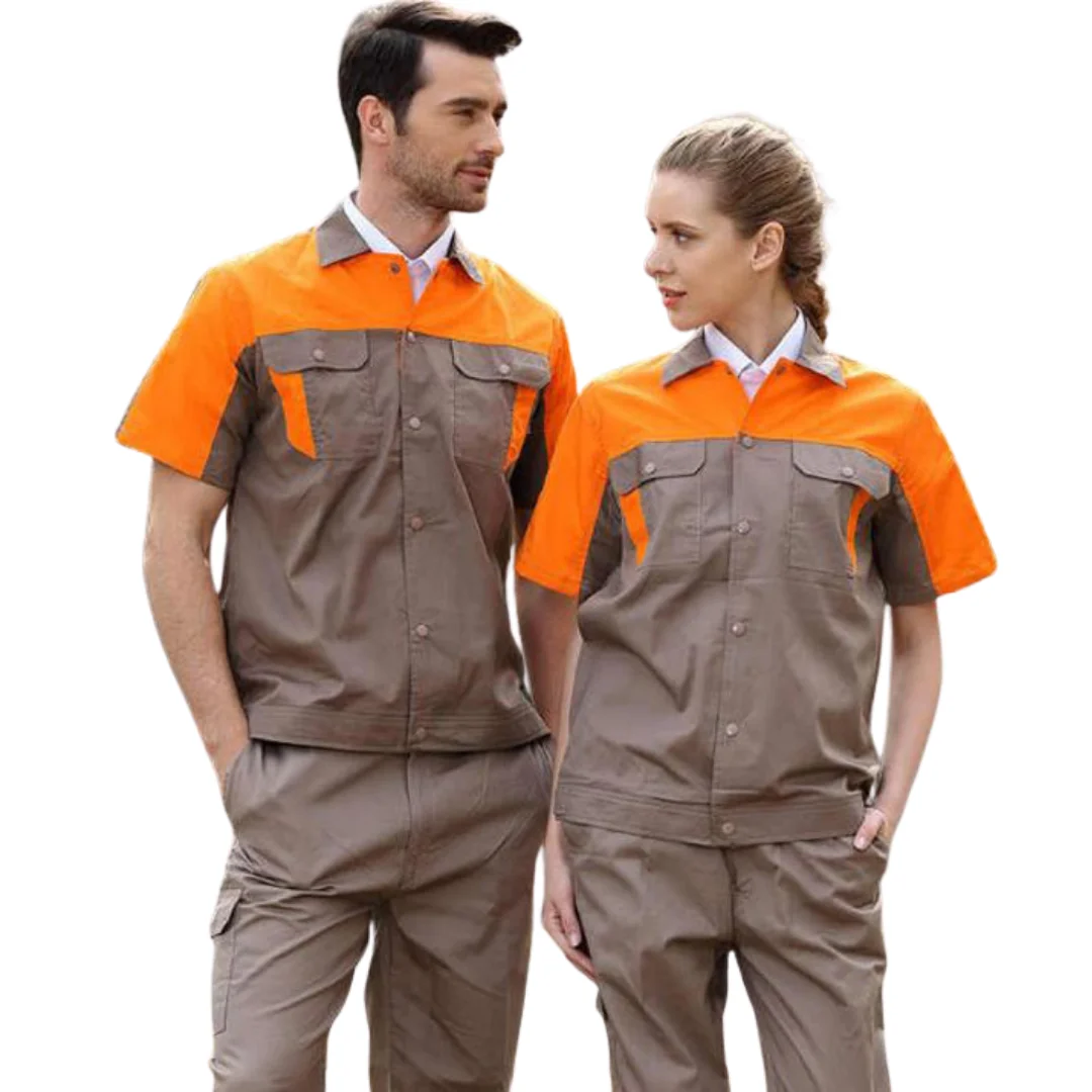 Uniform set workwear clothes welding construction building worker outfit CUSTOM design men & women - Saomai FMF VN manufacturer