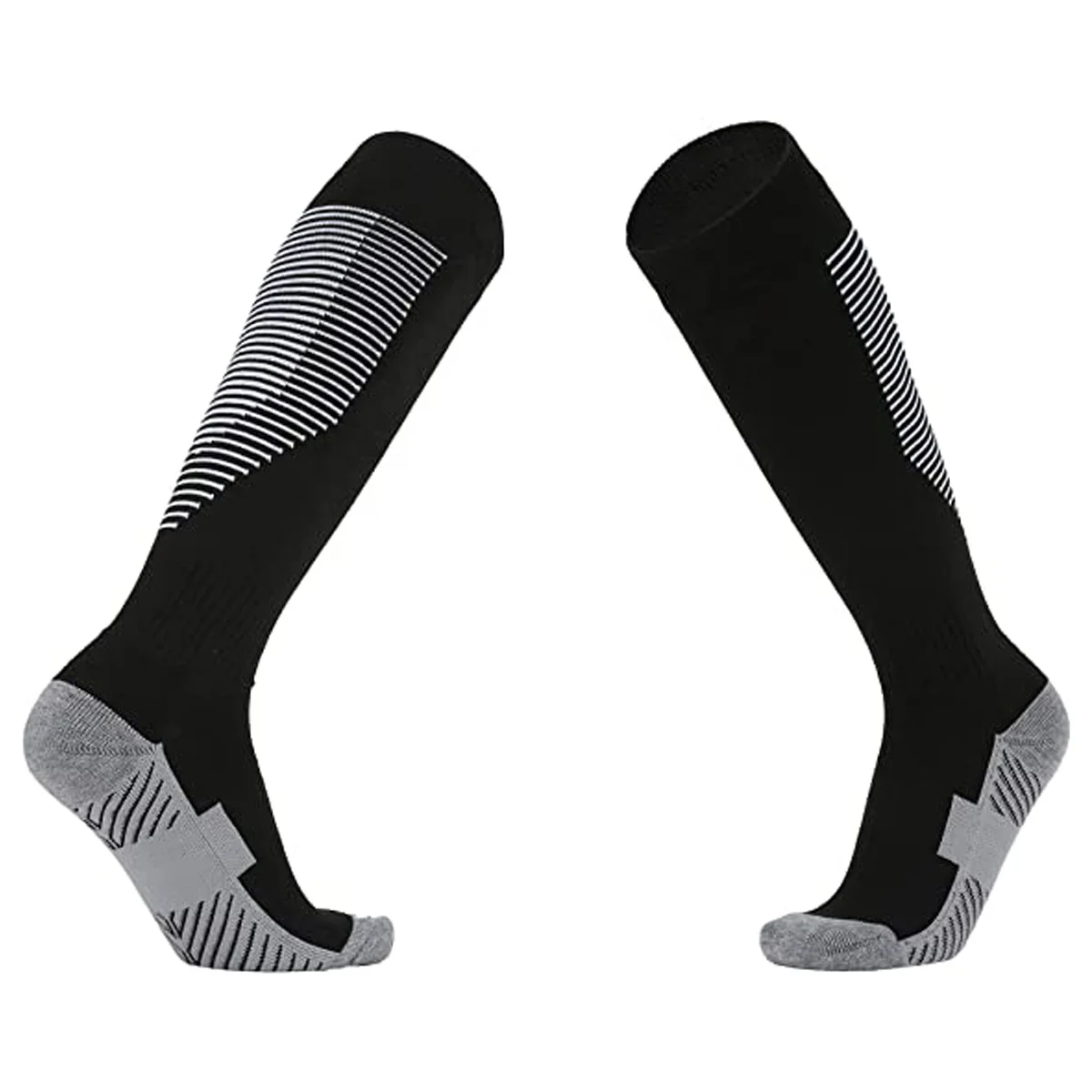 New Design Crew Cotton Hand Knit Soccer Boneless Suture Breathable Slouch Men Sport Socks