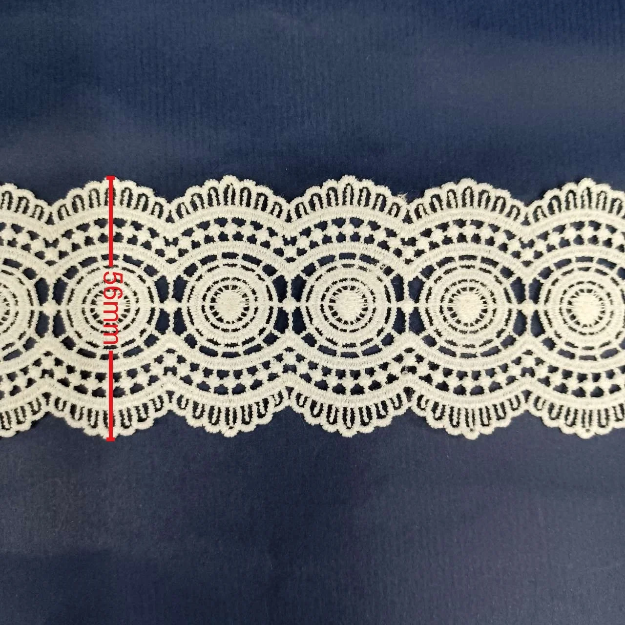Fashion embroidered lace trim for sewing material