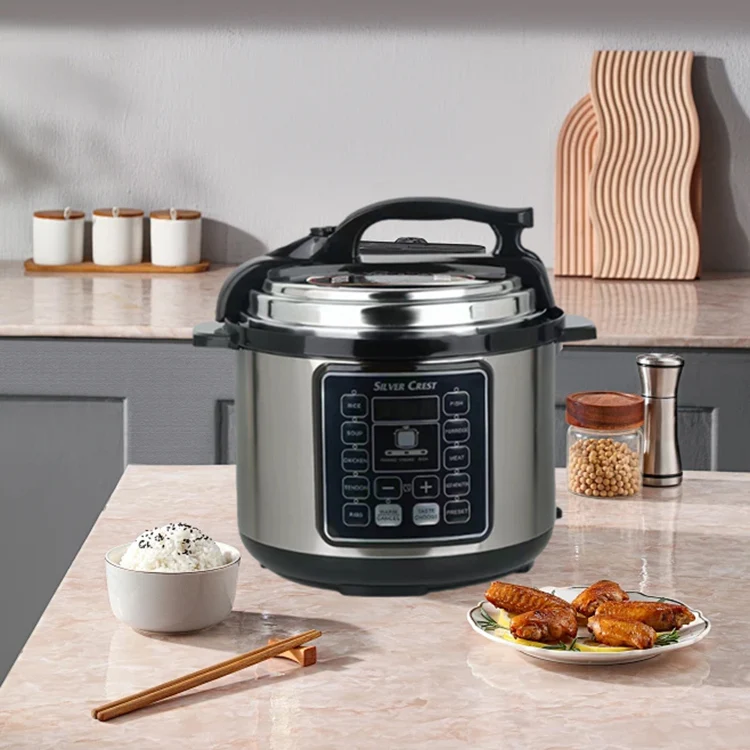 surgical steel 5 l 7 liters deep frying canner and electric airfry and pressure cooker with air fryer
