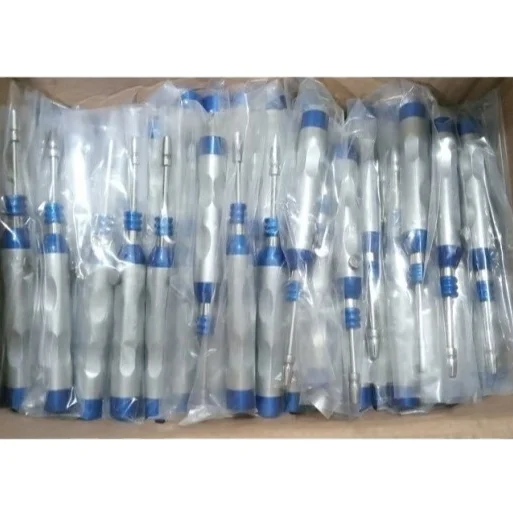 dental automatic crown remover 3 attachable points & 1 wrench stainless steel instruments