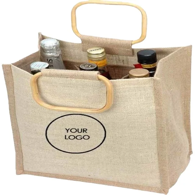 Hot sale Jute wine Bag
