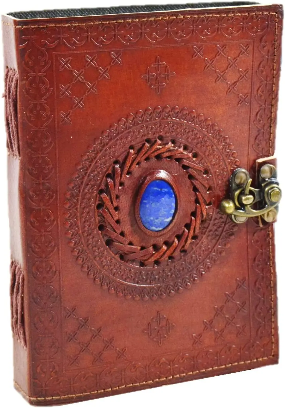 Vintage Leather Journal hand made Deckle Edge blank Paper Sketchbook Journal note books dairies for Women Men for gifting