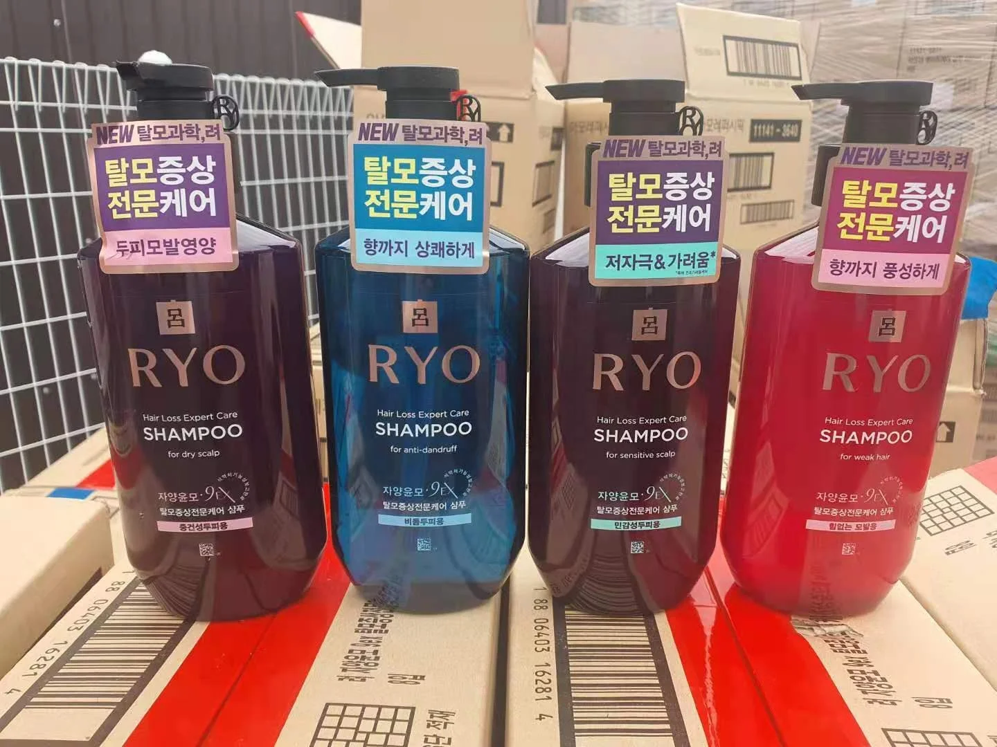 [RYO] [Ryo] 2021 new Ryo Jayangyunmo Oily Hair Shampoo Hair care Maintain hair color  400ml