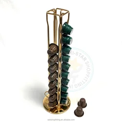 Rack storage capsule coffee pod holder for home