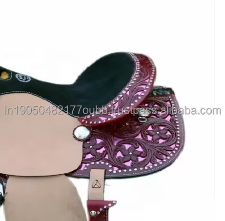 Top Latest High Selling Leather Horse Western Big Horn Saddle horse accessories Manufacturer From India