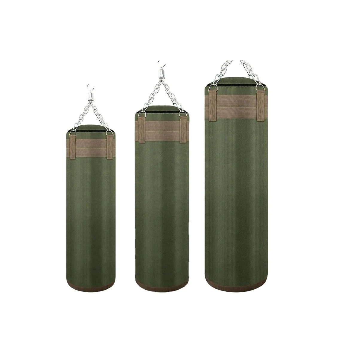 Heavy Boxing Punching Bag durable leather material Muay Thai Kick Boxing bags MMA Training punching bags OEM Customized