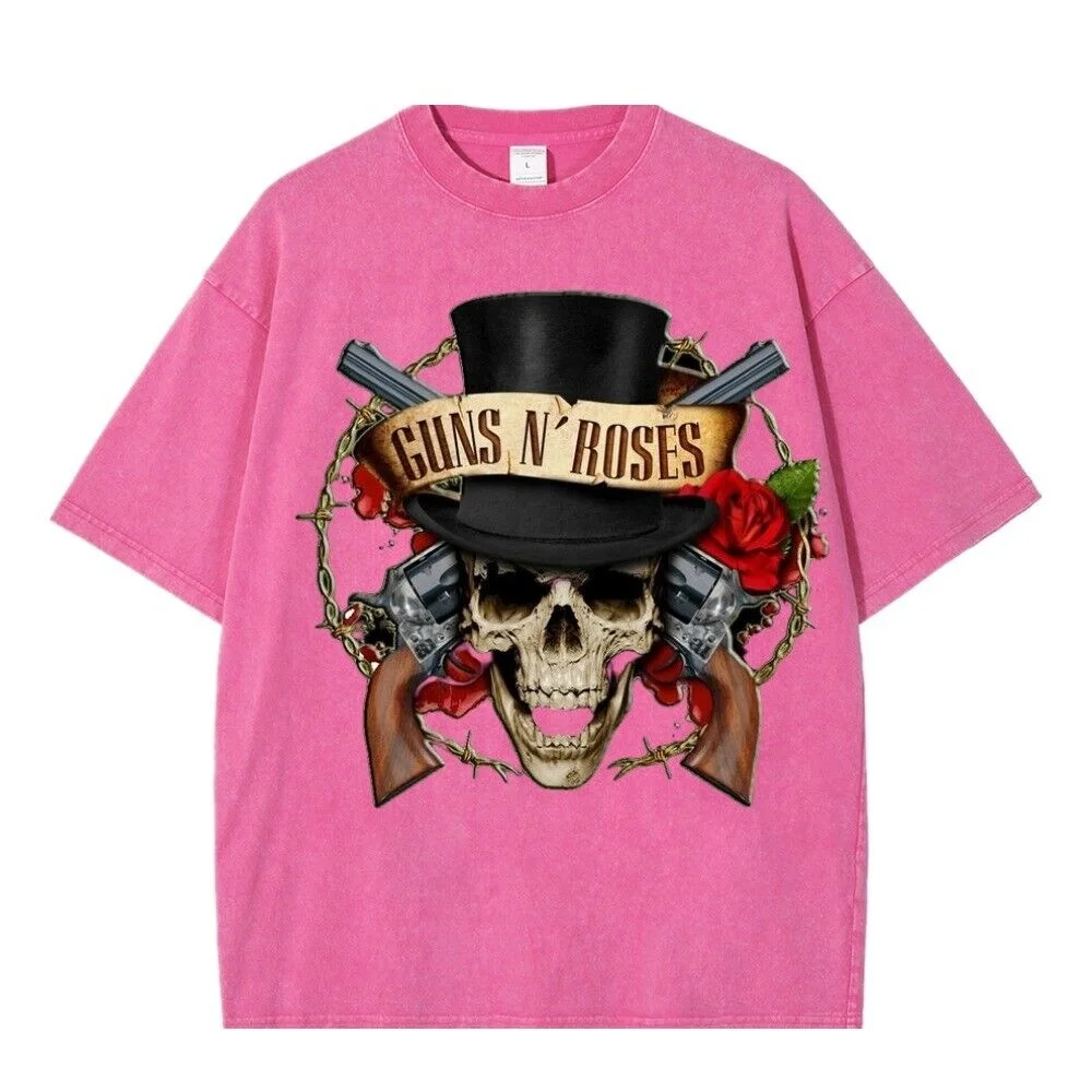 acid wash t shirt rock band for fficial logo cool tee closeout t shirt Microfiber oversized t shirts in low price