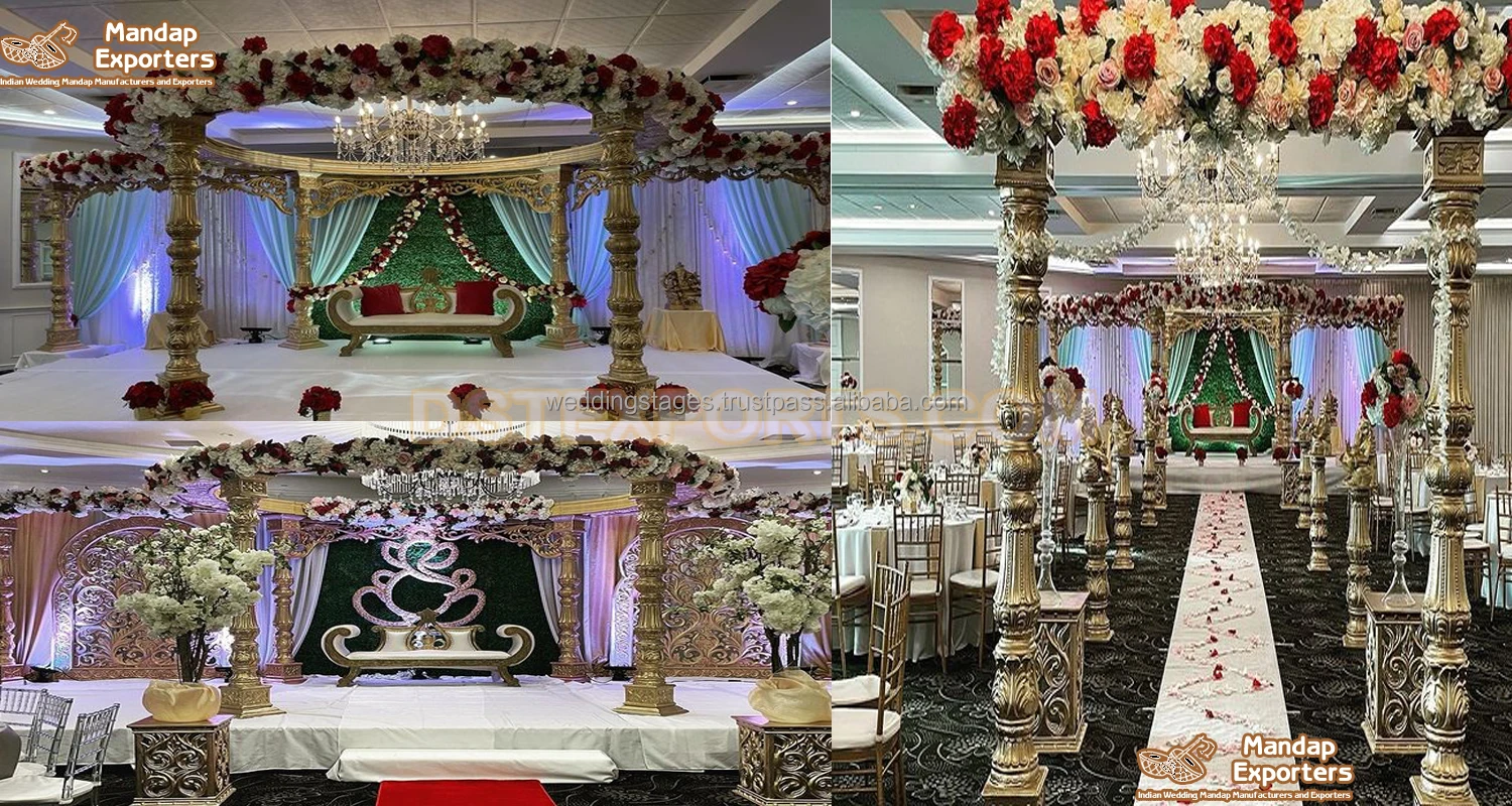 Maharaja Wedding Mustache Style Mandap Decor Royal Maharaja Style Wedding Mandap Destination Wedding Royal Mandap Decoration