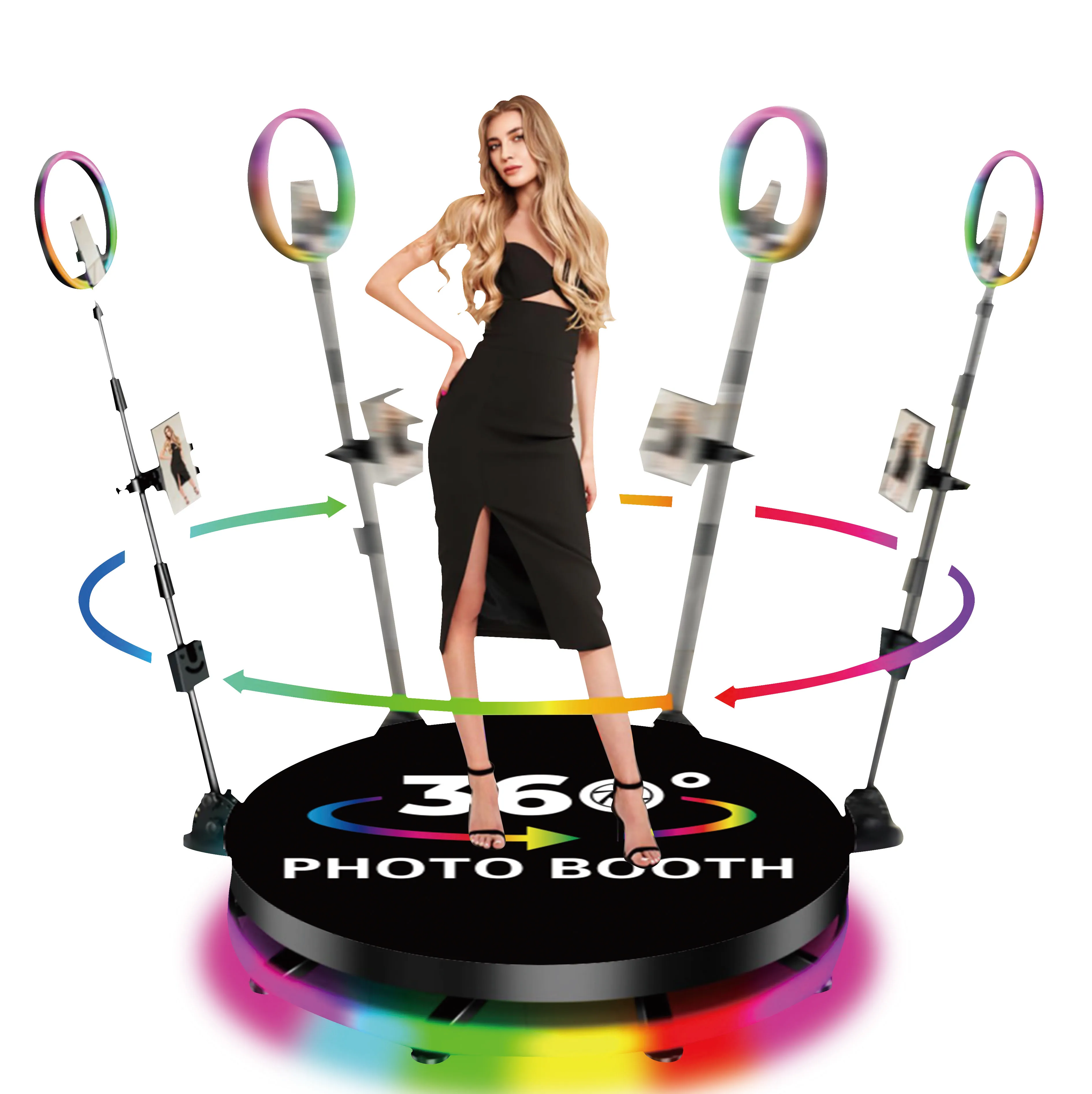360 Camera Photo Booth Video Rotating Machine 360 Booth Power Bank Accessories With Wholesale