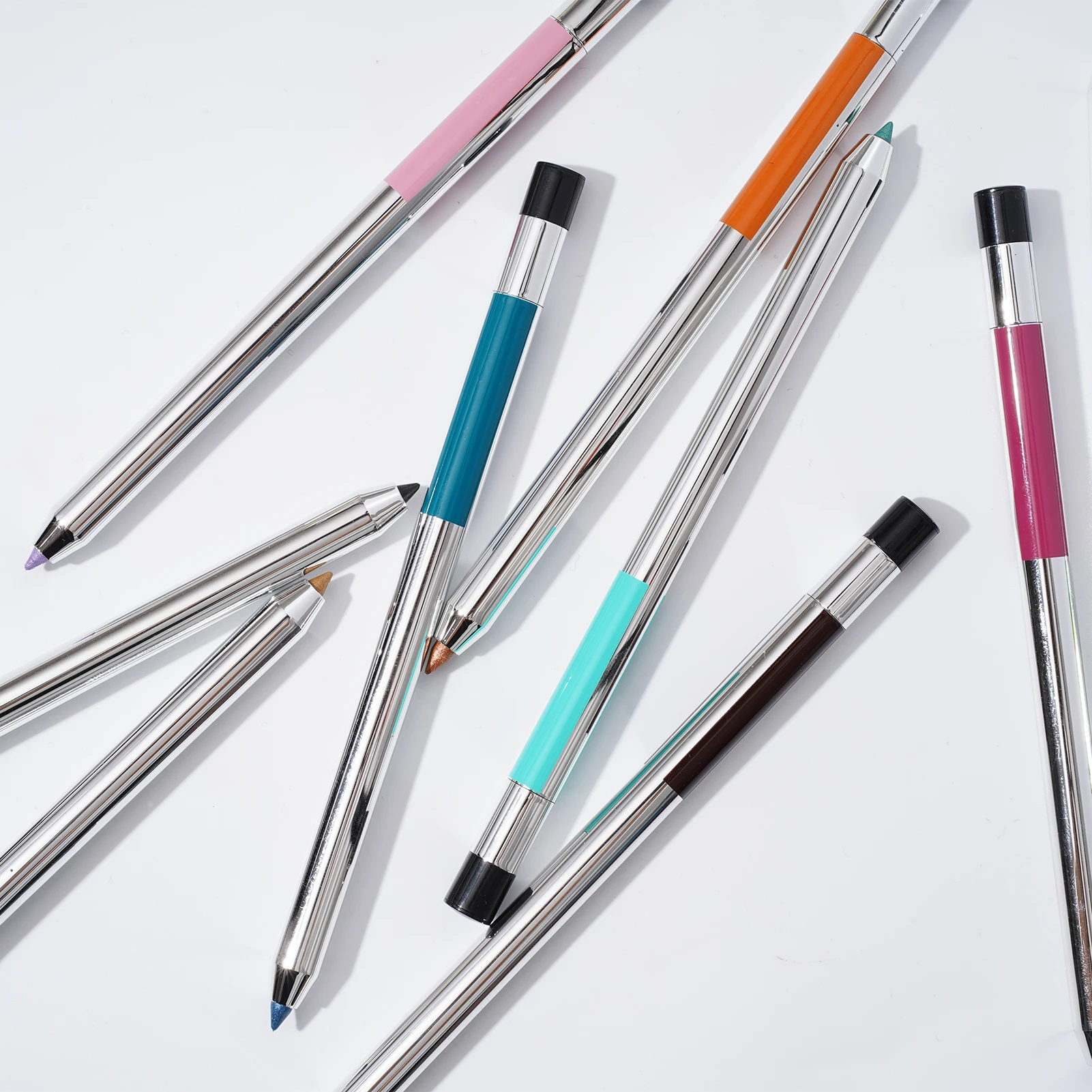 Cosmetic Makeup glitter Pen eyeliner kajal eyeliner graphic eyeliner custom logo waterproof Semi-Permanent custom logo OEM blue