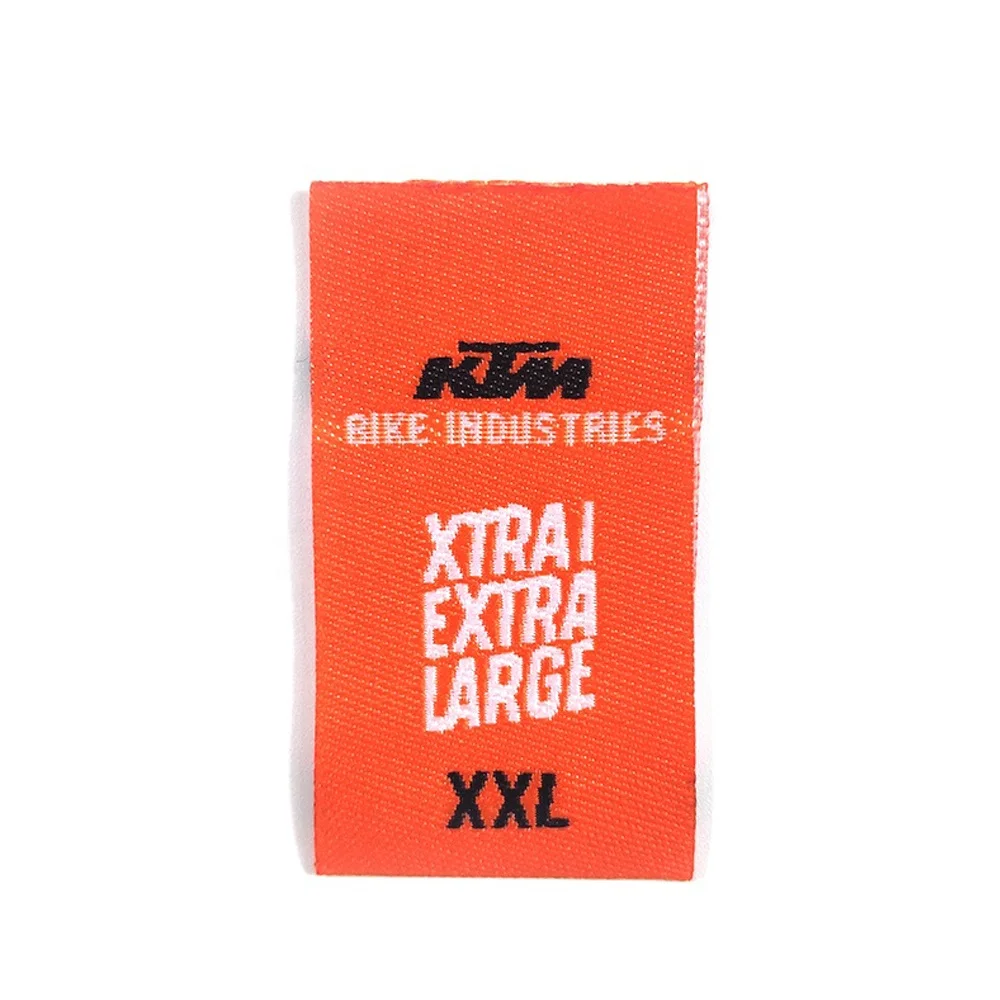 Factory Price Custom Woven Label For Clothing Private Brand Name