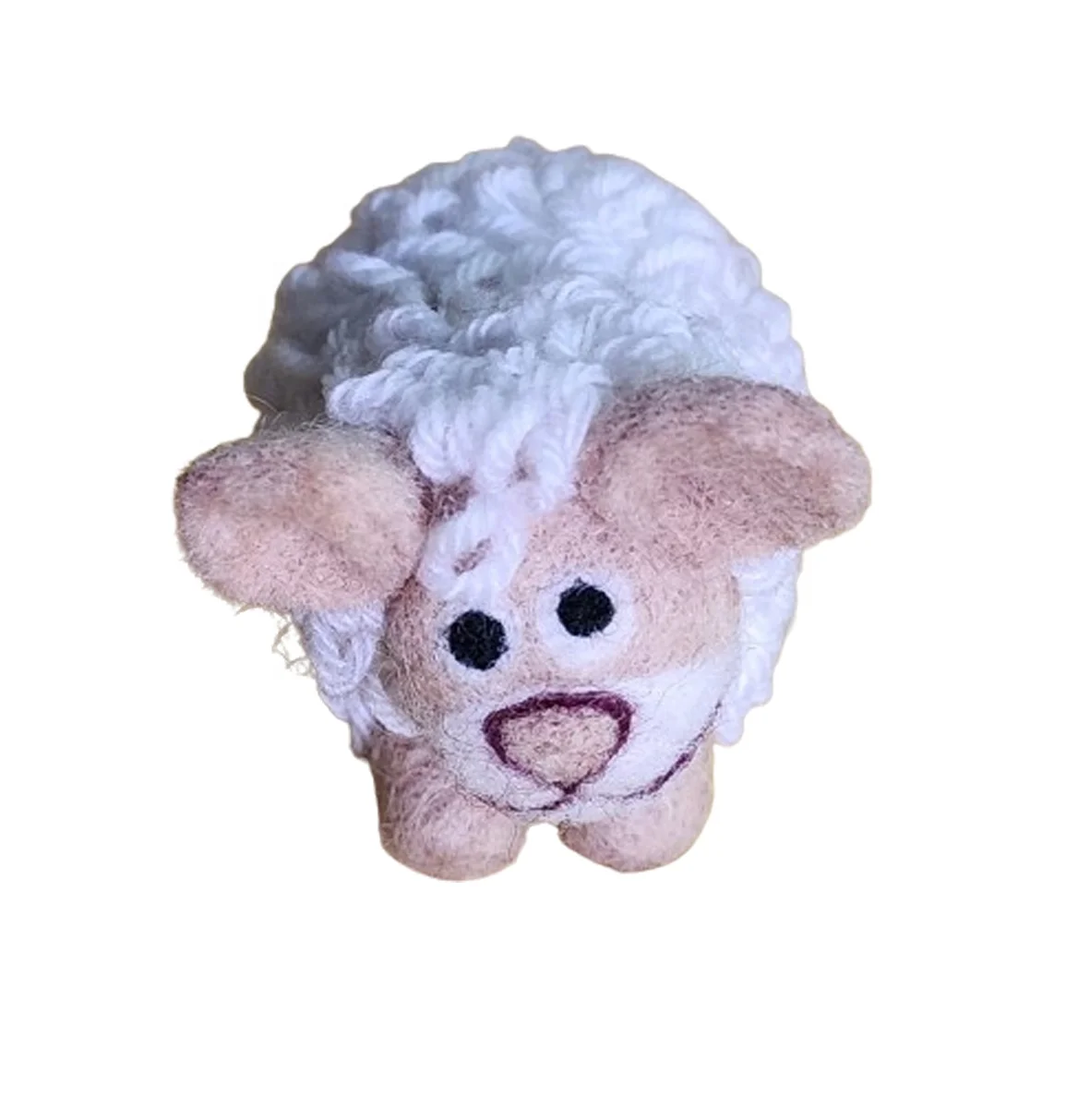 Nepal Handmade Felt Sheep Educational Toy for Kids Unisex Handicraft