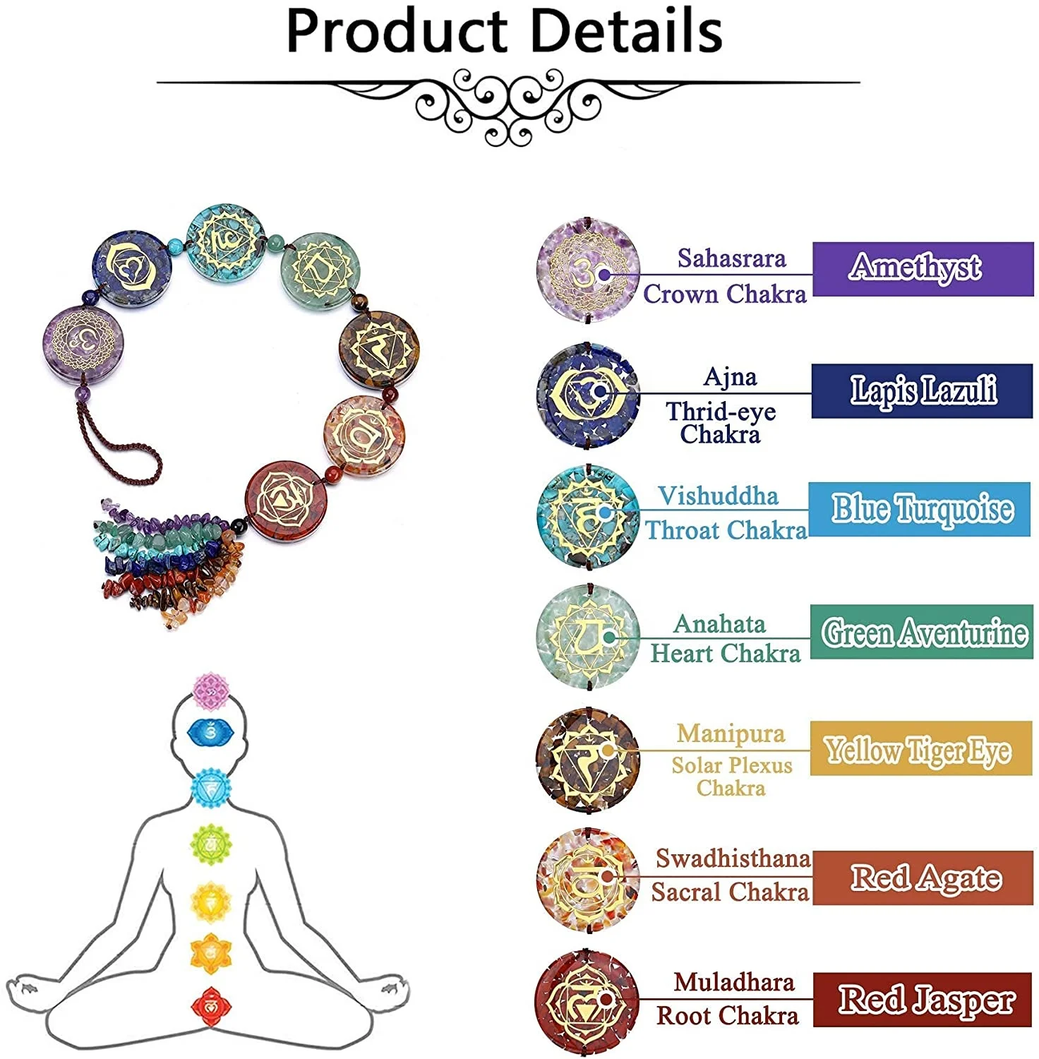 Разобранная настенная вешалка 7 чакр камень оргонит дерево жизни автомобильный кристалл исцеляющий драгоценный для оргона