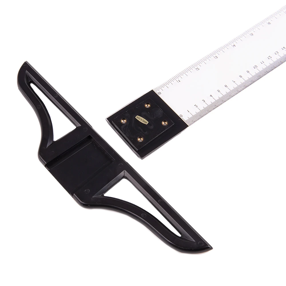 Acrylic T-Square With Removable Head with carrying bag