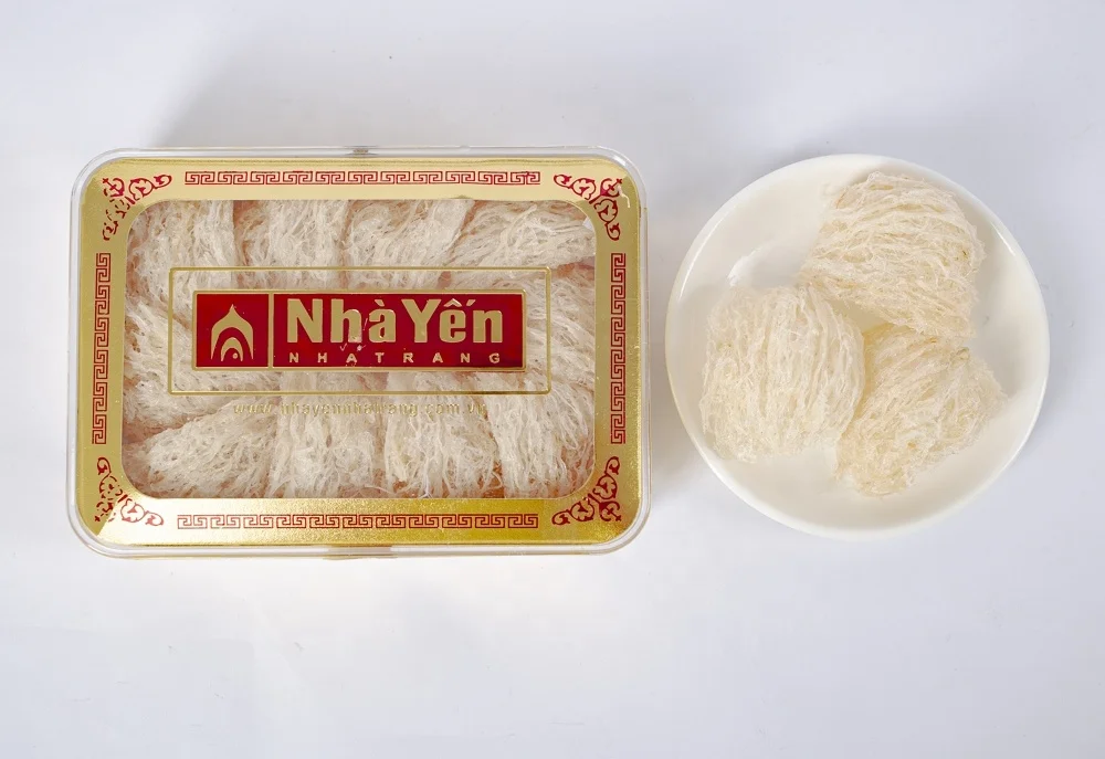 Изысканные крошки белое Птичье гнездо приносит большое здоровье всей семье.