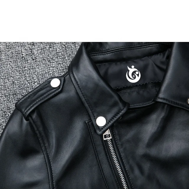 2021 100% real cow leather stylish unique leather jacket for women biker fun black color wind proof leather jacket