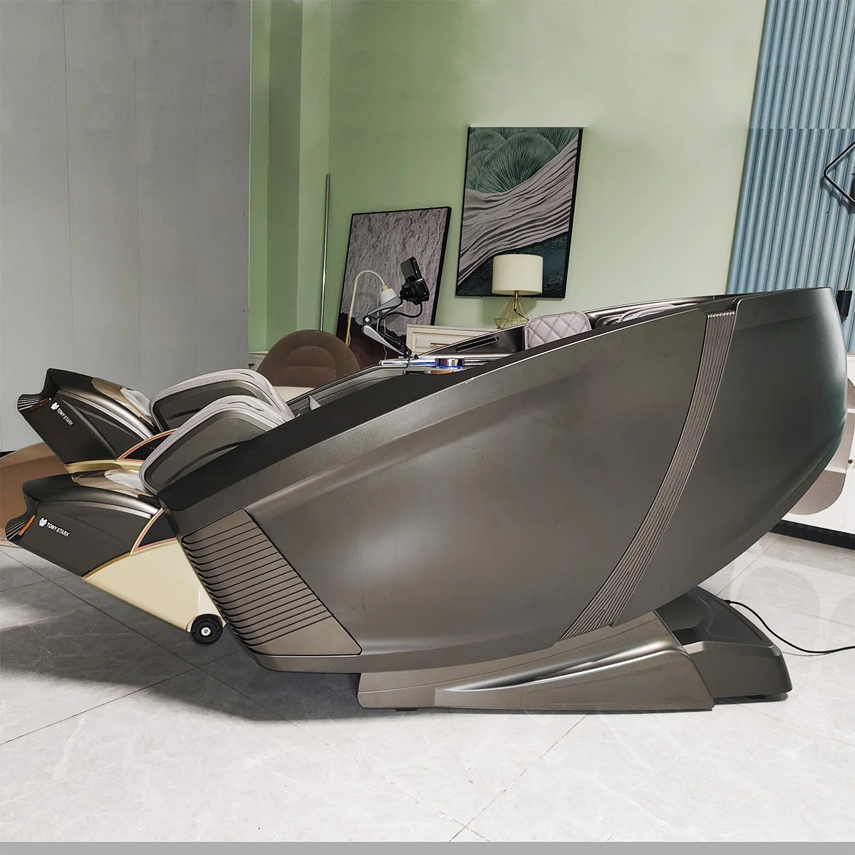 Android pad LuxuryItsu Massage Chair Massage Zero Gravity Electric 4D Massage Chair Robot legs Thai Strecting
