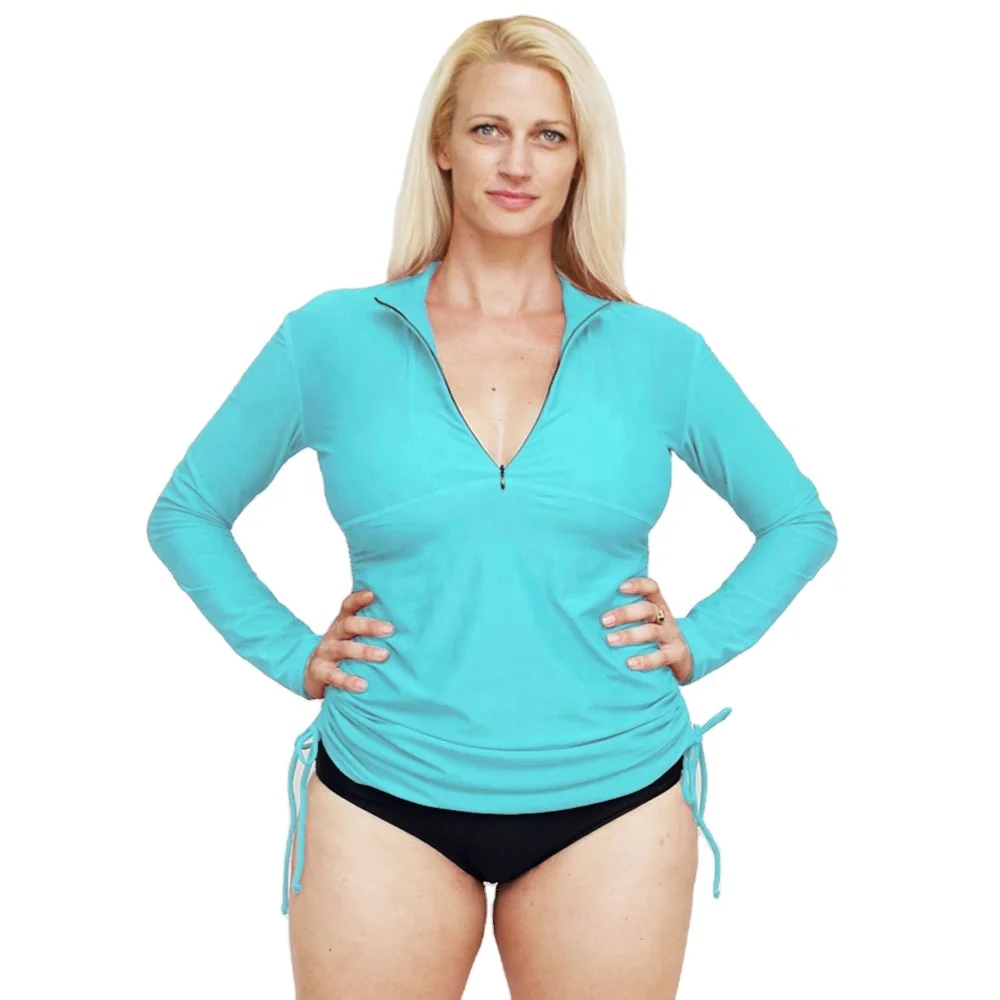 high quality Black compression shirt long sleeve / Surfing Rashguard with custom logo