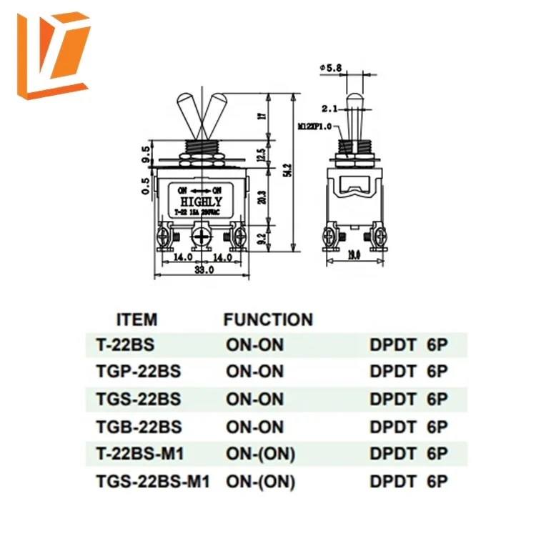 eu standard togglelever light brass switch