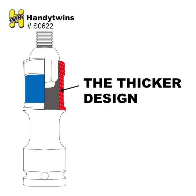 1/2 Dr. Deep Air Impact Socket Set