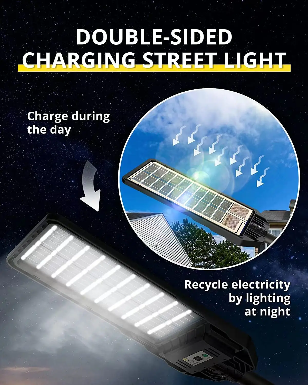 50w solar lights 100w 200w 300w 400w smd Solar Lamp Waterproof Security Lighting for Garden Light