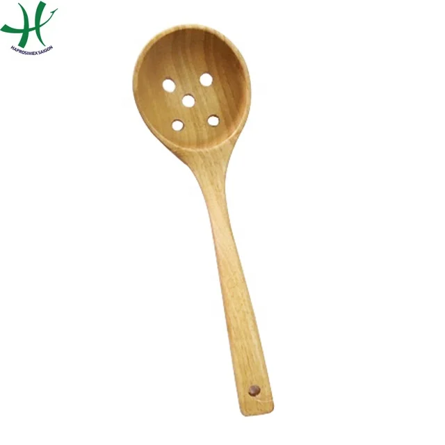 Wooden spoon from Vietnam/natural material/ acacia/ rubber wwod/ kitchen accessories (TH 3277)