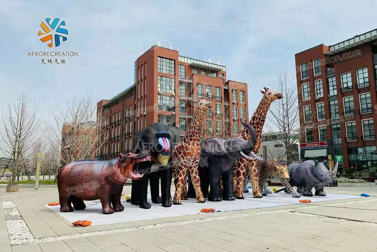 Наружная декоративная гигантская надувная Животная скульптура развлекательная рекламная модель гориллы