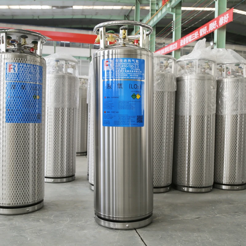 High Quality Dewar Bottle Liquid Nitrogen Cryogenic Cylinder Vertical Insulated Dewar Tank