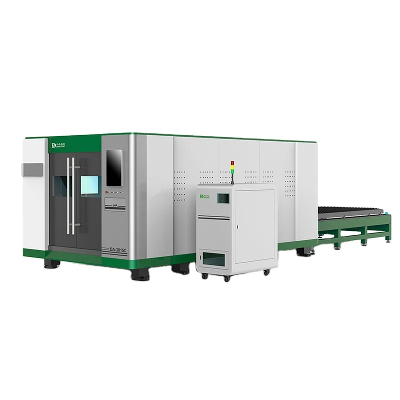 1500W Fiber Laser Cutting Apparatus Containing an Exchangeable Platform for Metal Water Cooling Supported File Formats AI LAS